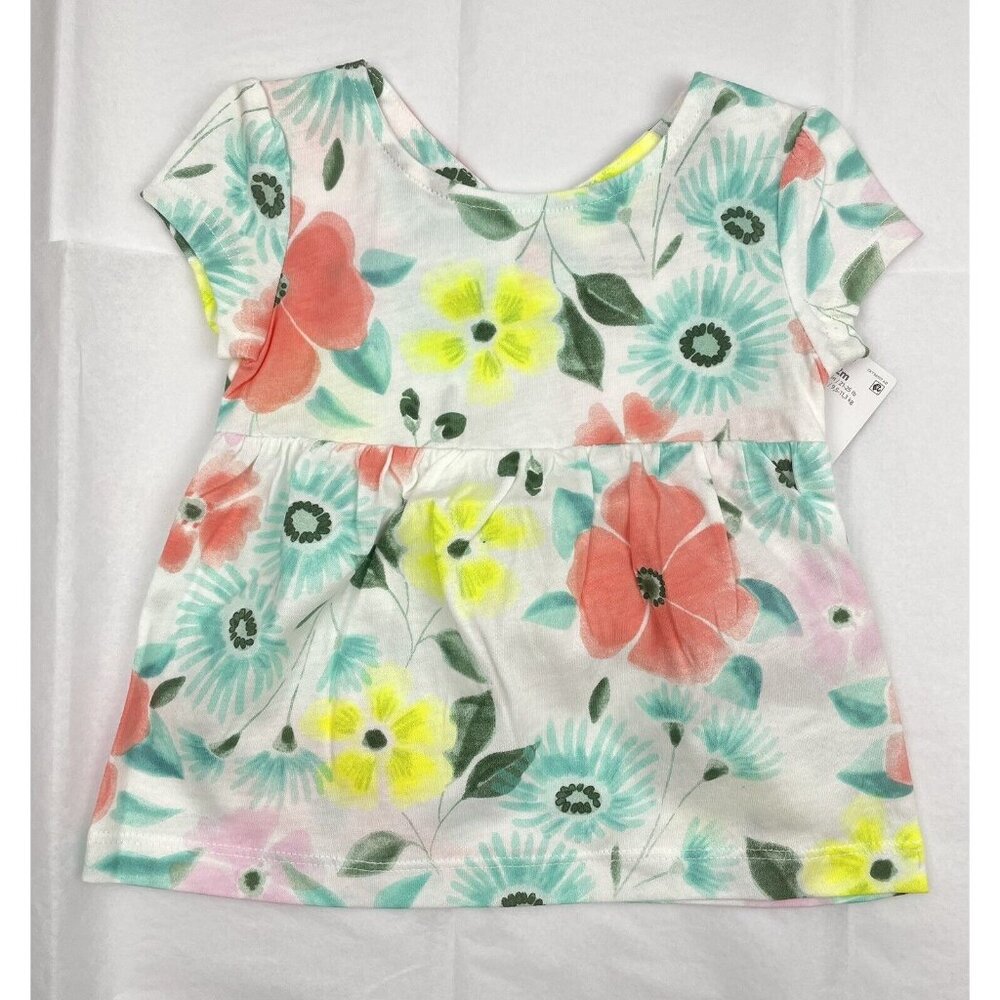Carter's Baby Girl Shorts & Top  4-pc Set Size 12 Month - Picture 2 of 13